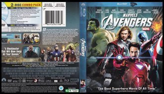 Bluray Cover Avengers